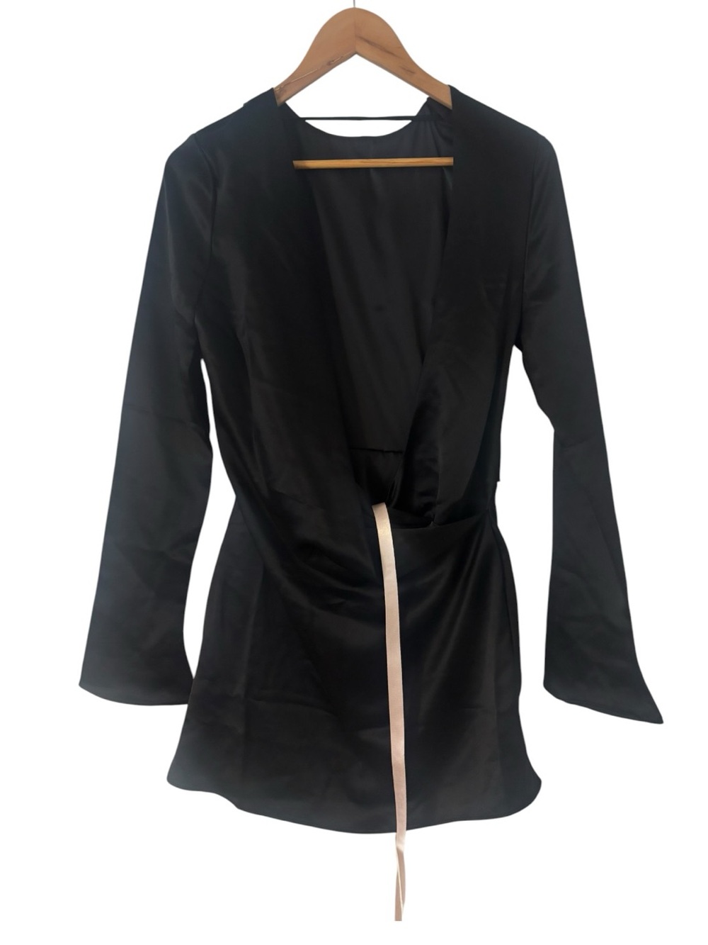 House of CB Mariska Open Back Satin Mini Dress - Picture 3 of 4